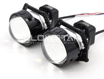Билед модули Aozoom МИНИ-Q1 3.0 дюйма, 2 чипа, 5500K, 12V, 53W/62W, крепление 3R (комплект, 2шт) Q1