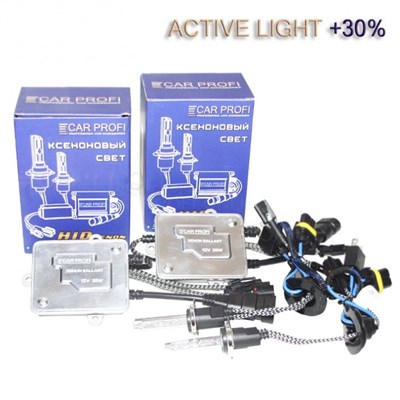 Комплект ксенона CarProfi Active Light Ceramic slim +30%, 5100k, АС, 35W, (9-16V) 475