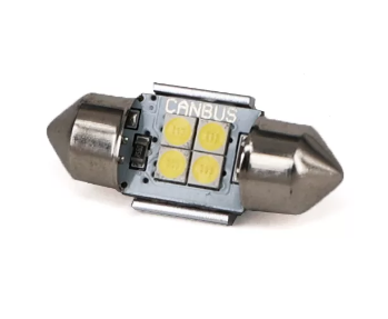 Светодиодная лампа C5W 3030-4SMD-28MM CanBus 5000K 4W 12v, 1шт 4SMD-28MM