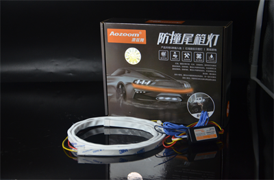 Гибкие ДХО с бегущим поворотником Aozoom Slim Original, 60см, 9-16v (комплект, 2шт) ALD-10