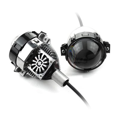 Светодиодные билед модули GTR MINI Bi-LED Reflector Series (отражатель металл), 3.0 дюйма, крепление гайкой (комплект 2шт) 2040
