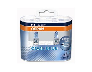 Галогеновые лампы Osram Cool Blue H1 (2шт) 372