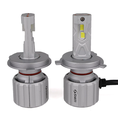 Светодиодные лампы H4 Sariti P7 с вентилятором, 12V, 70W, 5500K, CUstomizet 3570 (комплект, 2шт) S-P7H4