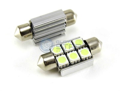 Светодиодная лампа C5W 36мм-6 CANBUS SMD5050 c обманкой 198