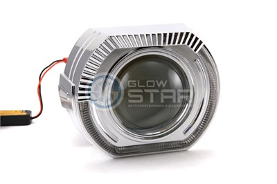 Бленда (маска) для линз BMW 2.0 Led (Left Левая) ДХО с функцией притухания 3.0 дюйма, 1шт Blenda-55-LED
