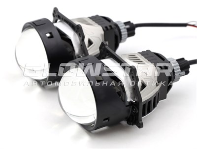 Билед модули Aozoom A11 3.0 дюйма, 2 чипа, 5500K, 12V, 56W/64W, крепление 3R и съемное гаечное (комплект, 2шт) A11