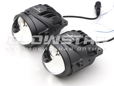 Билед ПТФ модули Aozoom M8 2025, 3.0 дюйма, универсальное крепление, 2 чипа, 5500K, 12V, 28W/53W (комплект, 2шт) M8