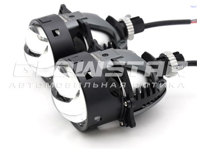 Билед модули Aozoom Z1 Pro Black King Kong Laser Original 3.0 дюйма, 2 чипа, 5500K, 12V, 55W/75W, крепление 3R и гаечное (комплект, 2шт) Z1Pro