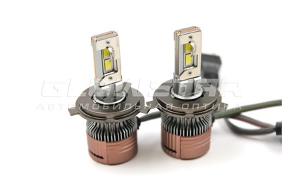 Aozoom P12/H4 с вентилятором 12V 65W 6000Lm (комплект, 2шт) P12-H4