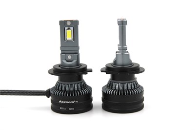 Cветодиодные лампы H7/H18 Aozoom P9 с вентилятором 12V, 52W, 5500K, чип Korea WT52 (комплект, 2шт) P9H7