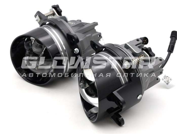 Светодиодные ПТФ Sariti N5, 3.0 дюйма, 12V, 45/76W, 6000K, крепление Toyota/Lexus (комплект, 2шт) SN5-TL