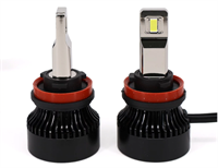 Светодиодные лампы H8/H9/H11/H16 Sariti K5 с обманкой, с вентилятором, 5500K, 12V, 50W (комплект, 2шт) K5H11