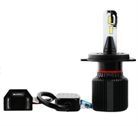 Cветодиодные лампы H4 Sariti E7 (J1) Seoul Csp, 5500К, 12V, 25W, EMC (комплект, 2шт) E7H4