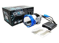 Светодиодные билед модули DIXEL MINI Bi-LED, 3.0 дюйма, 5500K, крепление под гайку + рамки hella 3/koito q5 (комплект 2шт.) 1676
