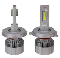 Светодиодные лампы H4 Sariti T6 с вентилятором, 12V, 45W, 5500K (комплект, 2шт) T6H4