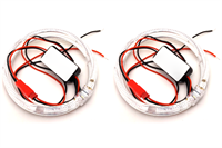 Светодиодные Ангельские глазки Белый цвет 95мм 3.0 LED (комплект, 2шт) LED-LGD-95W