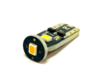 Светодиодная лампа W5W T10-3W-PY-8G (оранжевый), 1шт T10-07