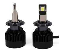 Светодиодные лампы H7 Sariti K7 с обманкой, с вентилятором, 5300K, 12V, 56W (комплект, 2шт) K7H7