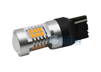 Светодиодная лампа 7440 (T20/W21W) 4G21-16W Yellow (Желтый), 12v, для поворотника, 1шт 2347