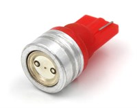 Светодиодная лампа W5W T10 RED (красный), 1шт T10-22