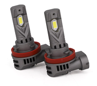 Cветодиодные лампы H8/H9/H11/H16 Sariti E4S с вентилятором, 12V, 25W, 5500K (комплект, 2шт) E4SH11