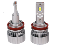Светодиодные лампы H8/H9/H11/H16 Sariti T6 с вентилятором, 12V, 45W, 5500K (комплект, 2шт) T6H11