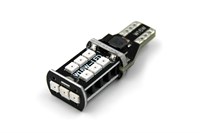 Светодиодная лампа W16W T15-3G15L (красный), 1шт T15-20