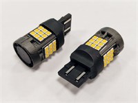 Светодиодная габаритная автолампа 7443-GC3030-30W (4*9SMD) без полярности, с обманкой (белый), 1шт 8bff7d8e-978d-11ee-0a80-0397002cc04a