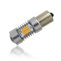 Светодиодная лампа 1156 (S25/BA15S/P21W) 4G21 Yellow, Оранжевая для поворотника, 12V 16W, 1шт 945