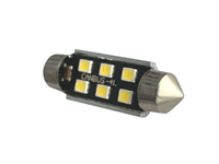 Светодиодная лампа C5W 2835-6SMD-41MM CanBus 5000K 6W 12v, 1шт 6SMD-41MM