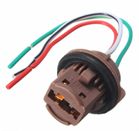 Разъем T20/W21W 7443 (2 контакта, пластиковый поворотный с проводами), 1шт RPP-14