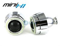 Комплект биксеноновых линз Morimoto Mini H1, круглая маска COB 845