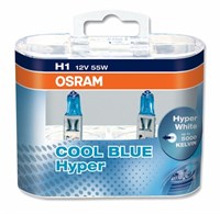 Галогеновые лампы Osram Cool Blue Hyper H1 (2шт) 370