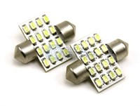 Светодиодная лампа C5W 31мм-16 SMD1206 208