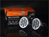 Светодиодные модули LED Aozoom ALPD-04 дальнего света с DRL (паучий глаз), под маски 3.0 дюйма, крепеж H7/H4, 21Вт (комплект, 2шт) ALPD04