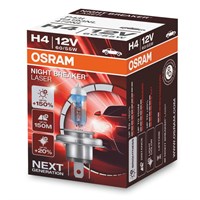 Галогеновая лампа Osram H4 64193NL Night Breaker Laser +150% (P43t, 472NL), 1шт 376