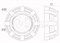 Бленда (маска) для линз №4 Range Rover Black (черная) 3.0 дюйма, 1шт Blenda-04-Black