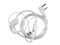 Гарнитура Kenwood HF-001 White (белая) 606
