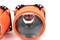 Билед модули M01 PRO, 2.5 дюйма, 12v, 5500К, с подсветкой красного цвета Devil Eyes (комплект, 2шт) M01-PRO