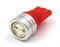 Светодиодная лампа W5W T10 RED (красный), 1шт T10-22