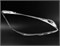 Стекло для фары Mercedes-Benz S-Class W221 (2009-2013) рестайлинг, правое (R), 1шт 1224
