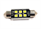 Светодиодная лампа C5W 2835-6SMD-39MM CanBus 5000K 6W 12v, 1шт 6SMD-39MM