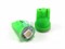 Светодиодная лампа T10-5050-1SMD Green, 1шт 1042