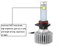 Светодиодная лампа HB4/9006 X7 Led, комплект 2шт 239