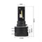 Светодиодные лампы H15 Optima LED QVANT, 5000K, 12-24V, 13W (комплект, 2шт) 2528