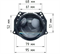 Билед модули Aozoom МИНИ-Q1 3.0 дюйма, 2 чипа, 5500K, 12V, 53W/62W, крепление 3R (комплект, 2шт) Q1