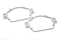 Honda Stepwgn (2005-2009) переходные рамки для замены линз (комплект, 2шт) R-0484